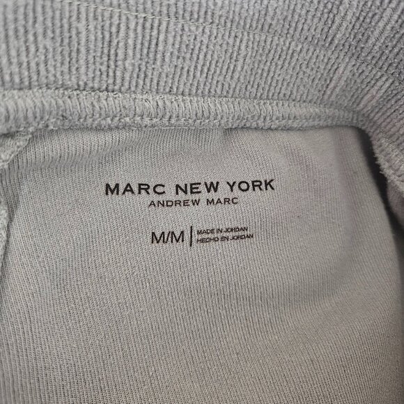 Marc New York Ribbed Drawstring Gray Joggers - Picture 9 of 9